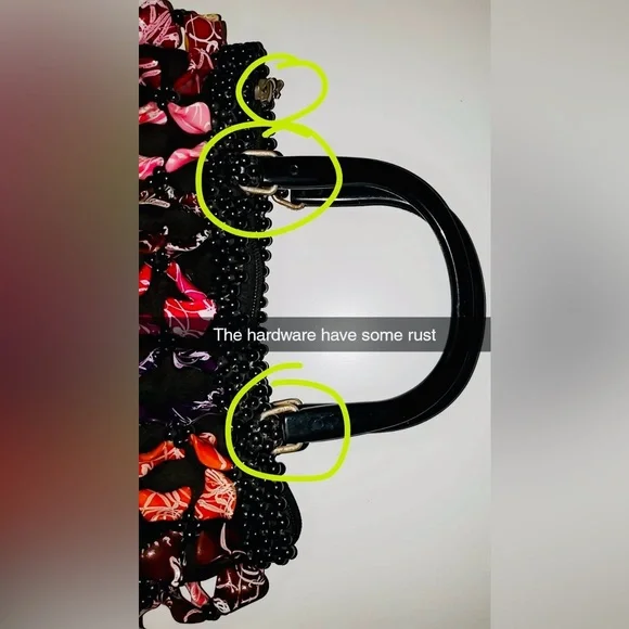 Handmade Beaded African Hobo Handbag | EUC | Completely Made & Sowed by Hand - Picture 7 of 14